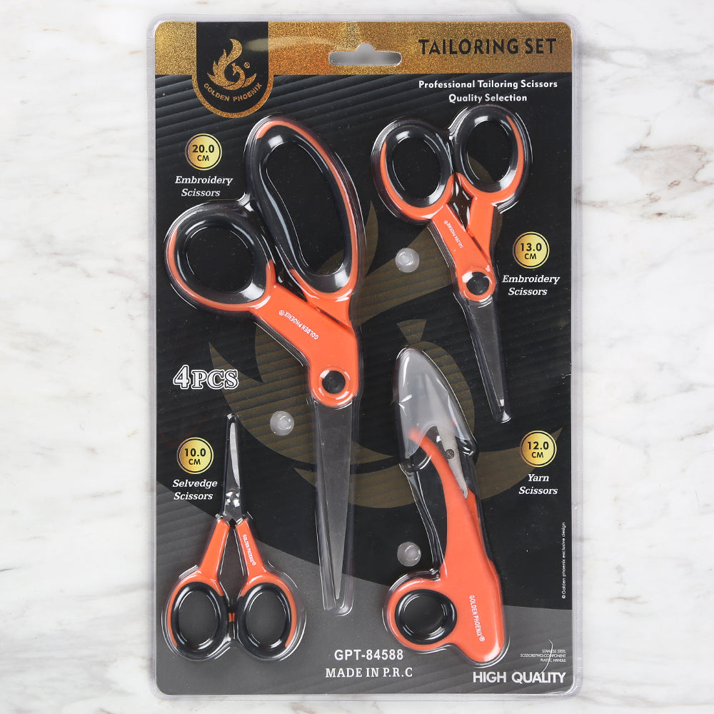 Golden Phoenıx Makas Seti Turuncu GPT:84588